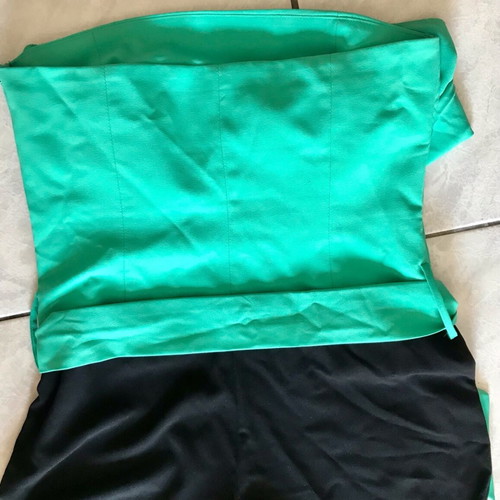 One-piece jumpsuit like new, black and green, size L