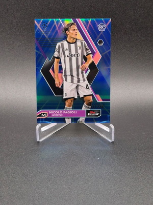 2022 Finest UEFA Club Competitions Nicolo Fagioli #84 Rookie RC card used
