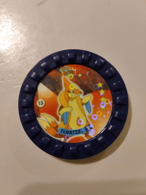 Pokemon ROKS No13 Floatzel tag used