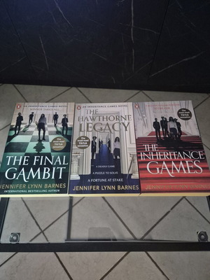 The Inheritance Games Trilogy set, like new, Jennifer Lynn Barnes