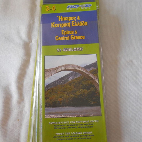 Map of Greece used, Road Editions S.A.