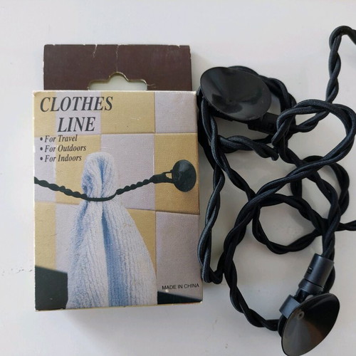 Clothes line unused for indoor or travel use