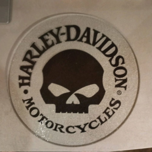 Harley Davidson glass sign like new