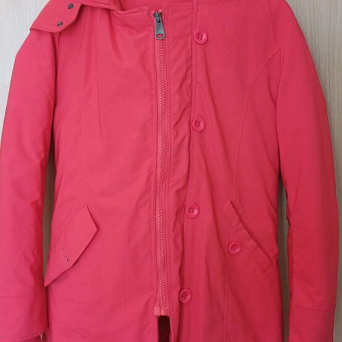 Women's red jacket like new, size M