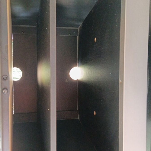 TV stand used, heavy with glass shelves