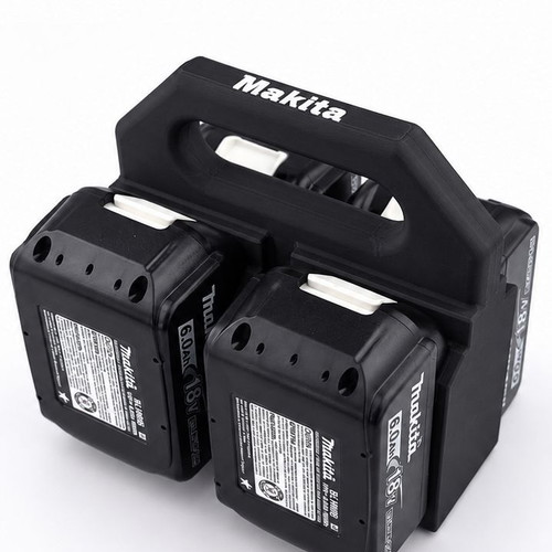 Makita Battery Holder 4 Slots 3D Printed, new