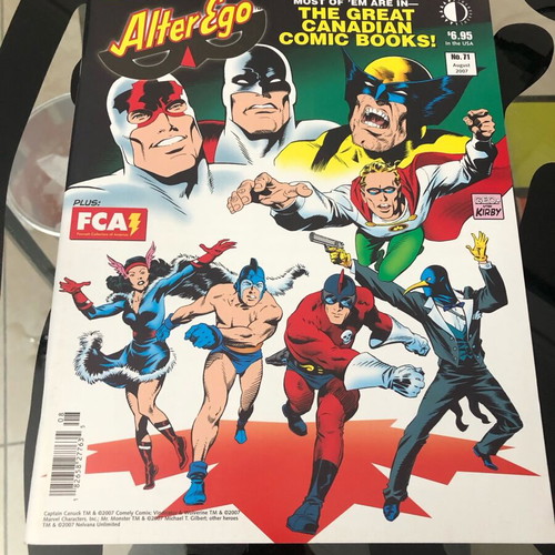 Alter Ego Magazine 71 like new, Wolverine Alpha Flight X-Men 2007