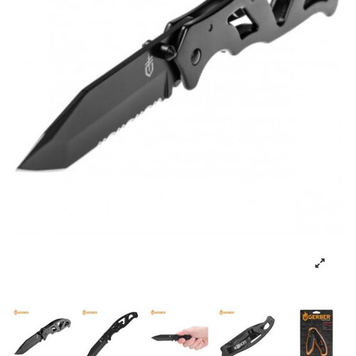 Gerber folding survival knife Paraframe Tanto 2 new
