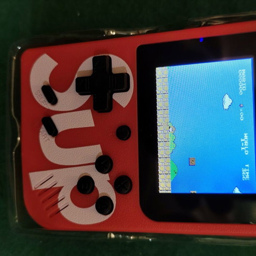Sup Game Box 400 in 1 Plus portable retro console, red