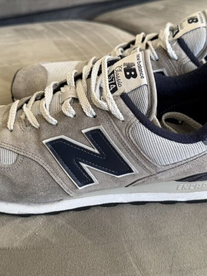 New Balance 574 sneakers μεταχειρισμένα, μέγεθος 46.5, γκρι και μπλε