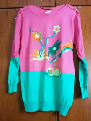 Blouse Creola tunic style, like new, multicolored, size L