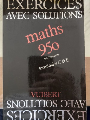 950 Exercices de Mathématiques του Philippe Boursin μεταχειρισμένο ακαδημαϊκό βιβλίο στα γαλλικά