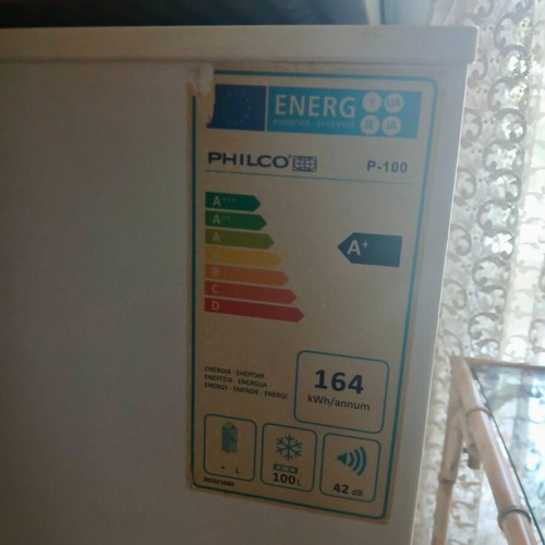 Philco chest freezer like new, white, 100 liters