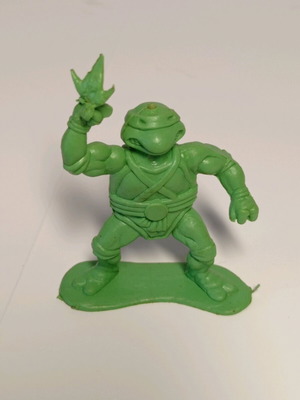 Ninja Turtles TMNT 80s μίνι φιγούρα πράσινη μεταχειρισμένη