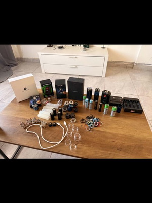 Vape accessories used, complete set