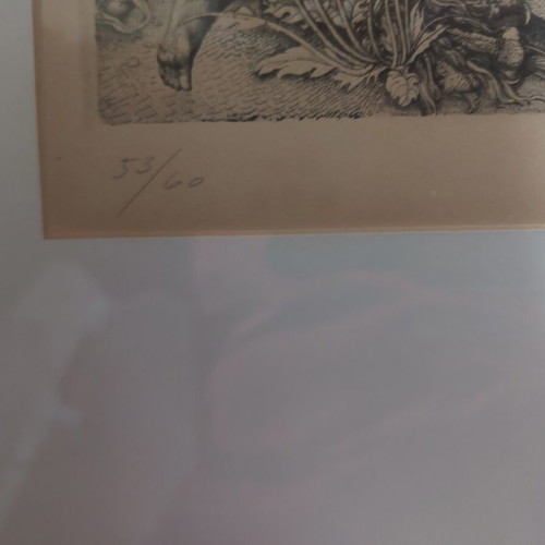 Ernst Fuchs woodcut like new