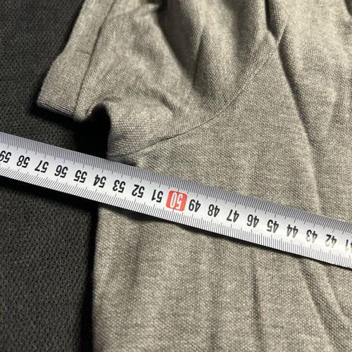 Abercrombie & Fitch men's polo shirt light gray short sleeve like new