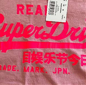 NEW Superdry Pink T-shirt Size M