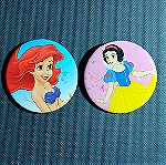  Παιδικές καρφίτσες Disney (Άριελ η μικρή γοργόνα, Ariel, Χιονάτη, Snow white)