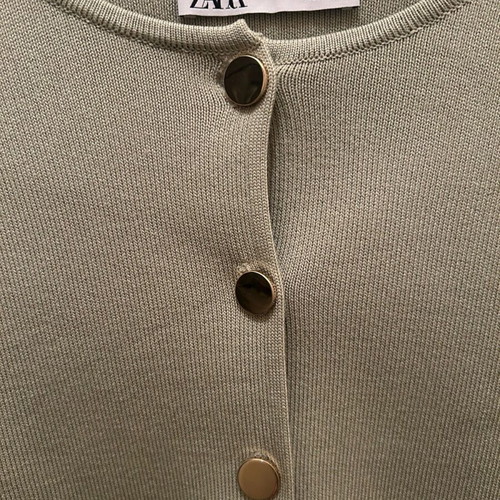 Zara cardigan like new, green, size S