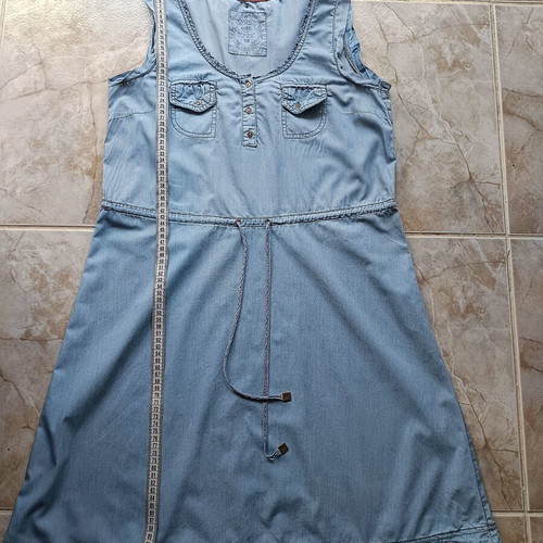 EDC by Esprit summer dress like new, 100% cotton, blue, size M