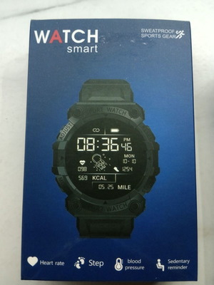 Smart Watch 2 pieces 1 plus 1 gift, new, black