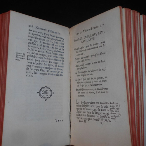 Ierokles Alexandrinos Commentary on Pythagoras' Golden Verses used book