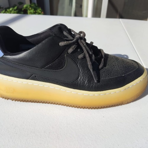 Nike Air Force 1 Sage Low LX used black sneakers size 39