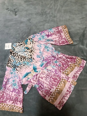 Kimono Japan style new, summer jacket blouse pink purple
