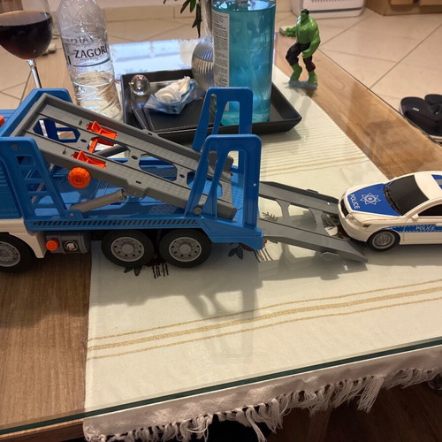 Road Assistance and Police Toy Car used with sounds and lights