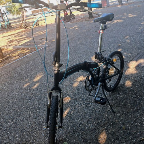 DHS Folding Bicycle like new, aluminum, 6 speeds