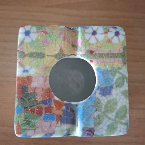 Ceramic ashtray Art Trencadis Barcelona like new