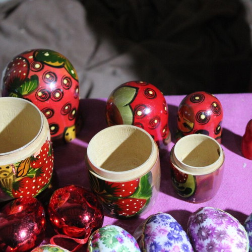 Decorative Easter eggs and toys used, pack N24
