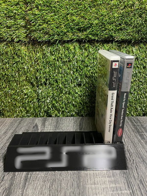 3D Printed Game Organizer Stand for PSP 12 Slots New