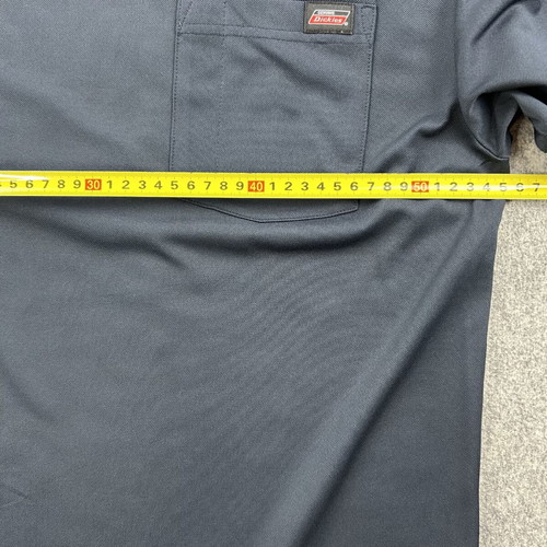 Dickies men's medium T-shirt with pocket, lightweight polyester, blue
