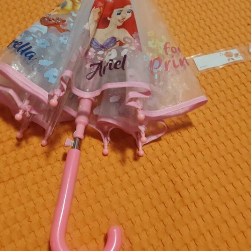 Children's umbrella with forever princess theme, pink