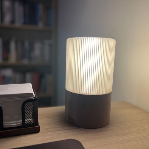 3D Printed Modern Spiral Table Lamp Large, made to order