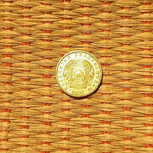 Kazakhstan 1 Tenge Coin 2000 used