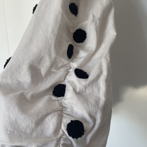 For Love & Lemons mini dress medium, like new, black and white