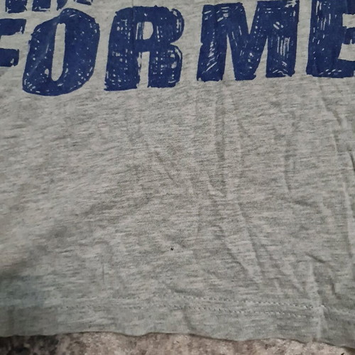 Long-sleeve thin shirt used for 8-9 years old, gray