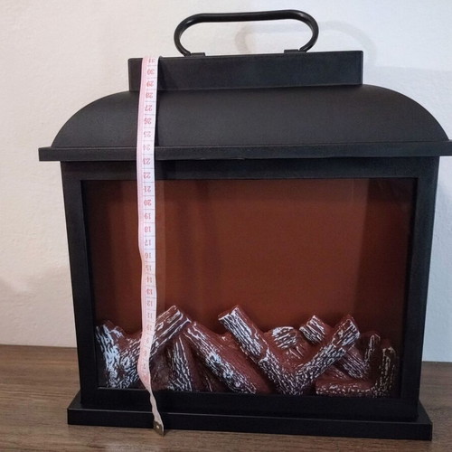 LED Lantern Fireplace decorative, like new