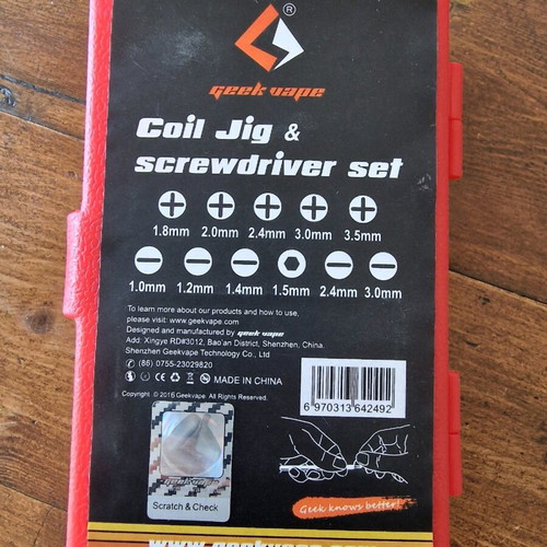 Geekvape Coil Jig Tools New in Box