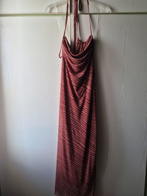 Midi elastic dress like new, size S/M, multicolored