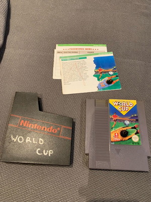 Nintendo NES World Cup μεταχειρισμένο παιχνίδι με θήκη και manual