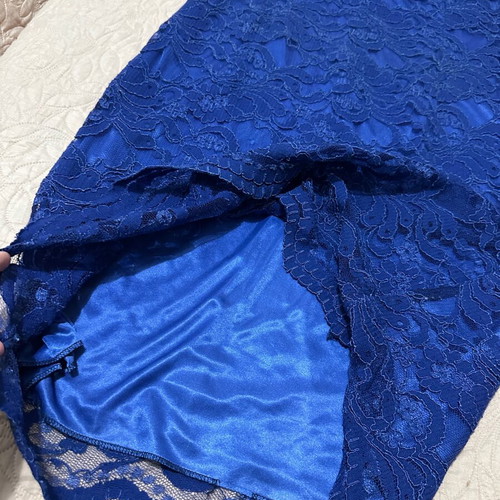 Blue lace dress Assy Fashion like new, evening size 58