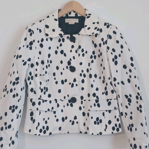 Michael Kors women's jacket like new, size L, black and white