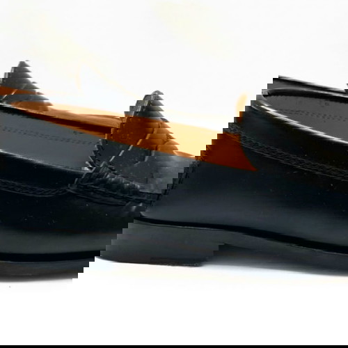 Кожени мокасини Tod's употребявани, черни, номер 36