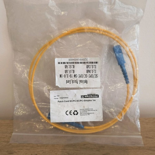 Optical patch cord SC/PC-SC/PC Simplex 1m new