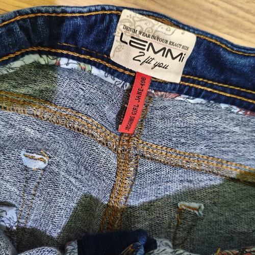 Lemmi Slim Jeans like new, size M 38 10, blue, stretch