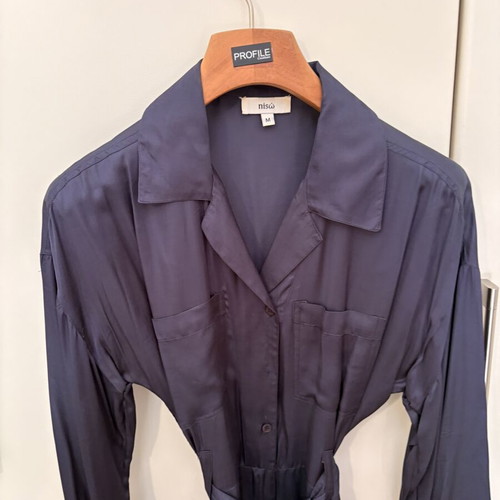 Nisω dark blue one-piece jumpsuit like new, size M